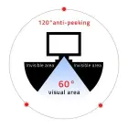 Qoltec Privacy filter 23" | 16:9 | Eye protection | Panoramic — Фото 6