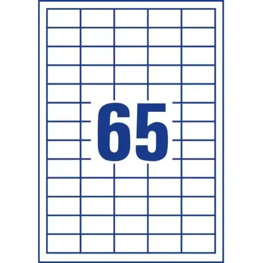 Avery Zweckform, Labels Avery 38 x 21,2mm, A4 (3666) Foto 4