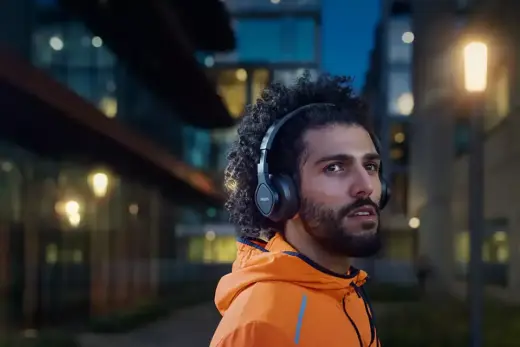 PHILIPS On-Ear bezvadu sporta austiņas, melnas Foto 9