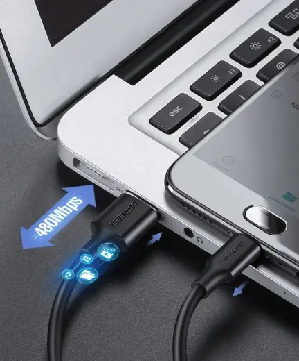 Ugreen USB - micro USB data charging cable2,4 A 480 Mbps 1,5 m black (US289 60137) Foto 16