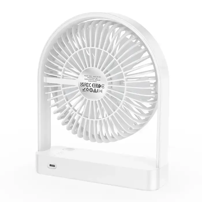 HOCO ultra thin desktop fan HX65 white Foto 5