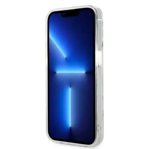 Zestaw Guess GUBPP14LHMEACSH Case+ Charger iPhone 14 Pro 6,1" biały|white hard case Marble MagSafe Фото num