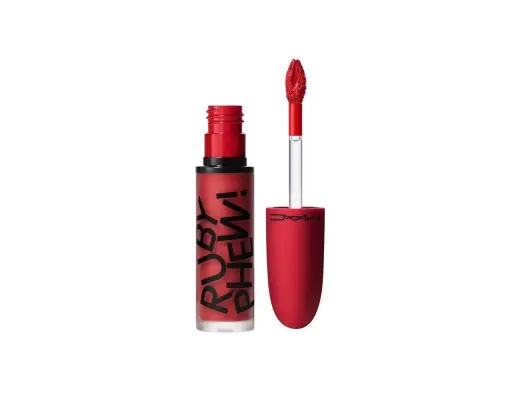 MAC, Retro, Matte, Liquid Lipstick, Ruby Phew Red, 5 ml Foto 1