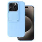 Camshield Soft maciņš telefonam iPhone 15 Pro Max zils (ar kameras aizsargu) — Foto 1