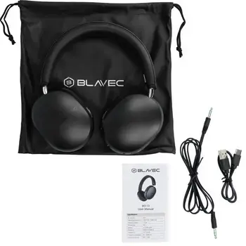 Blavec Over-ear Bluetooth Headphones BO-13 Bass Aceonix ANC (BO13-B) black (damaged packaging) Foto 4