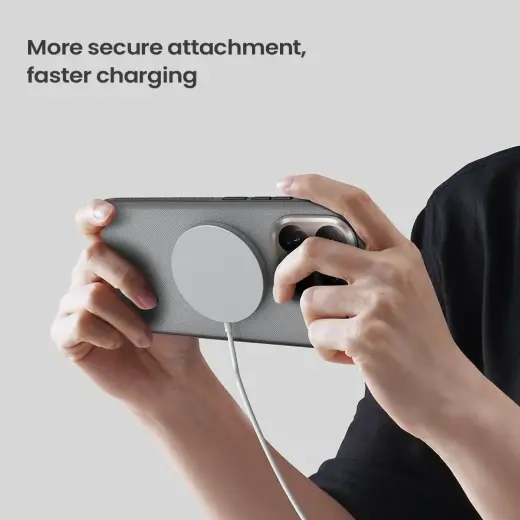 Nillkin Super Frosted PRO Magnetic Back Cover for Xiaomi 15T Pro Transparent Black Foto 2