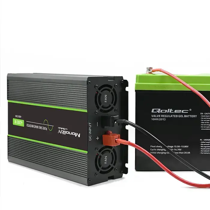 Qoltec Pure Sine Wave Inverter Monolith | 2000W | 4000W | 24V to 230V Foto 8