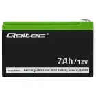 Qoltec AGM battery | 12V | 7Ah | Maintenance-free | Efficient| LongLife | for UPS, security Foto 5