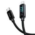 Mcdodo CA-8810 провод для передачи данных и зарядки | USB-C на Lightning | 36W | с LCD дисплеем | 1.2m | черный Фото num