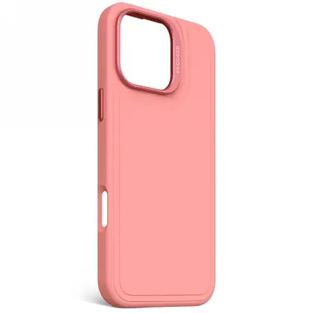 Decoded AntiMicrobial Silicone Stacks Backcover with MagSafe for iPhone 16 Pro Max - Pink Photo