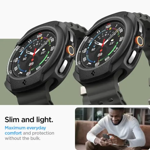 SPIGEN LIQUID AIR SAMSUNG GALAXY WATCH 8 CLASSIC (46 MM) MATTE BLACK Foto 13