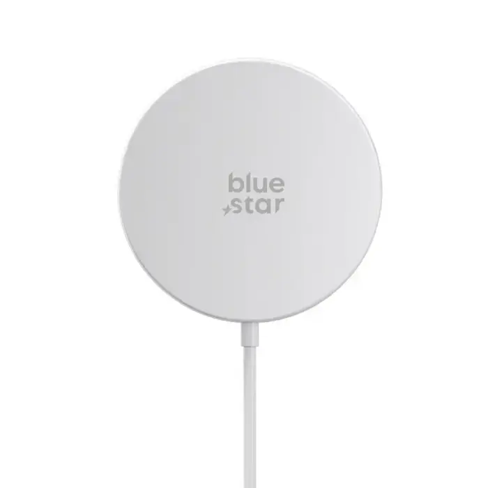 Wireless charger BLUE STAR Charing Pad 15w compatible with MagSafe white Foto 5