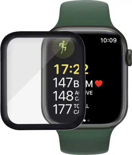 Fusion Nano 9H защитное стекло для экрана часов Apple Watch 7 | 8 41mm черное Фото num