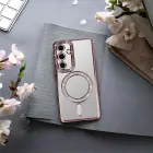 Bling Magsafe Case for Samsung Galaxy S25 FE pink — Foto 5