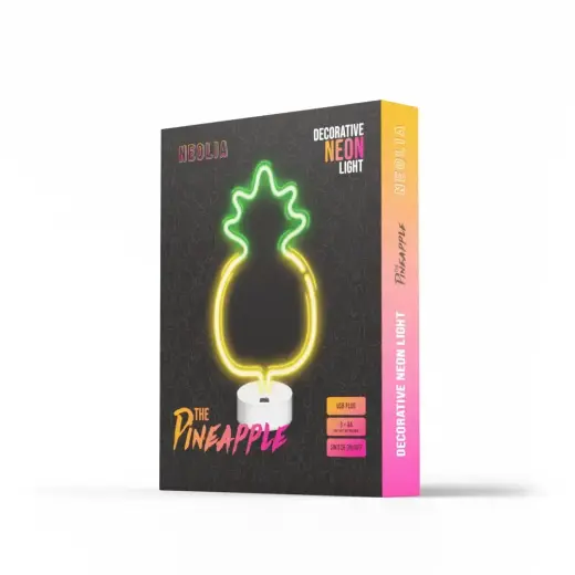 Neon LED on a stand PINEAPPLE yellow green NNE05 Neolia Foto 2