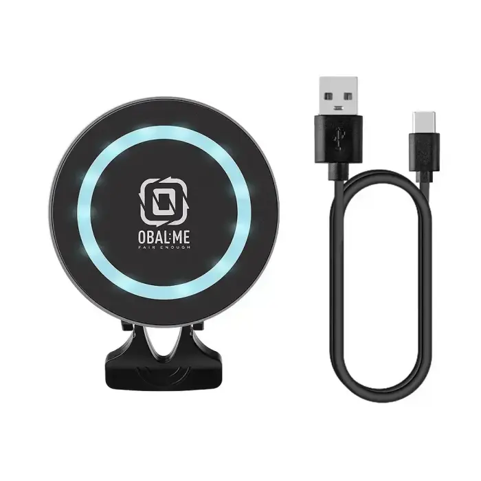 OBAL:ME MagNetix Aura Wireless Car Charger Mount 15W Black Photo