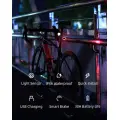 Rockbros Q3 rear bicycle lamp with intelligent stop system - black Photo