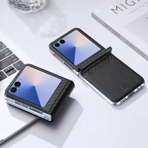 Dux Ducis Bril telefona maciņš Samsung Galaxy Z Flip 7 - melns Foto 10