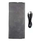Mouse pad with wireless charger 15W OJD-82 brown grey — Foto 8