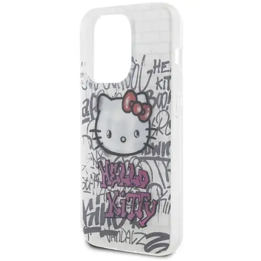 Hello Kitty HKHCP13XHDGPHT iPhone 13 Pro Max 6.7" biały|white hardcase IML Kitty On Bricks Graffiti Фото num