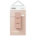 UNIQ Pod Mag magnetyczny organizer do kabli + baza różowy|blush pink Photo