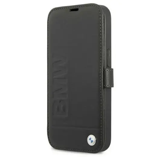 Etui BMW BMFLBKP13SSLLBK iPhone 13 mini 5,4" czarny|black book Signature Foto 1