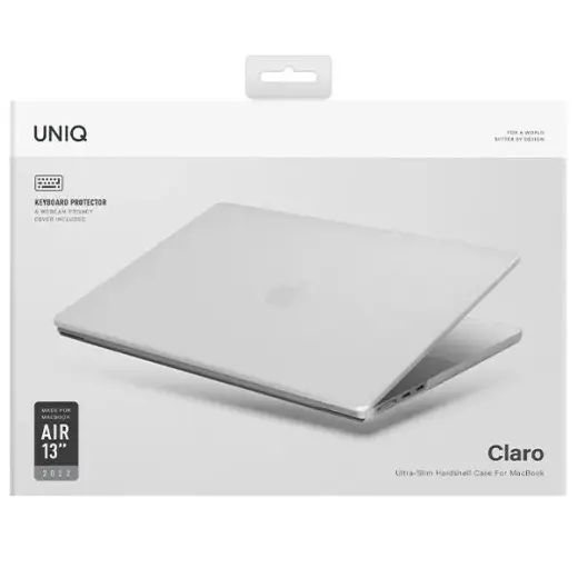 UNIQ etui Claro MacBook Air 13 (2022) przezroczysty|dove matte clear Foto 3