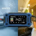 Qoltec Intelligent microprocessor charger 12V 15A | Rectifier with repair function and maintaining power supply during battery replacement | for AGM GEL LiFePO4 | LCD Foto 7
