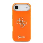 Guess IML 4G Script Metal Logo Case for iPhone Air Orange Foto 2