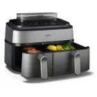 Philips Airfryer NA555 00 Dual Basket 9L 2750W silver (NA555/00) Photo