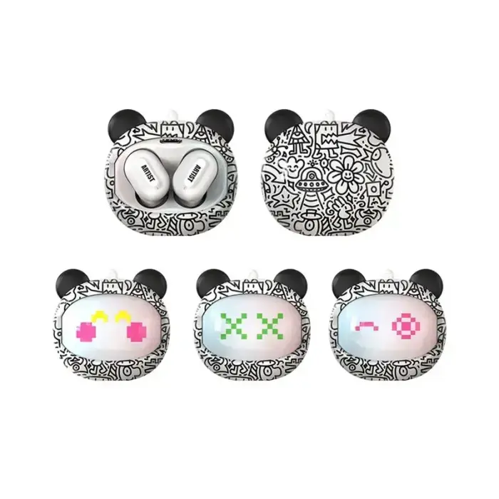 HEADPHONES T-PHOX TWS ARTIST FACE CHANGING WHITE Foto 2