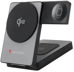 Enerģijas krātuve Verbatim Charge n Go Qi2 5000mAh Grey