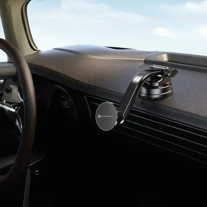 Magnetic car phone holder Forcell F-Grip MagLuxe windshield / dashboard / air vent black Photo