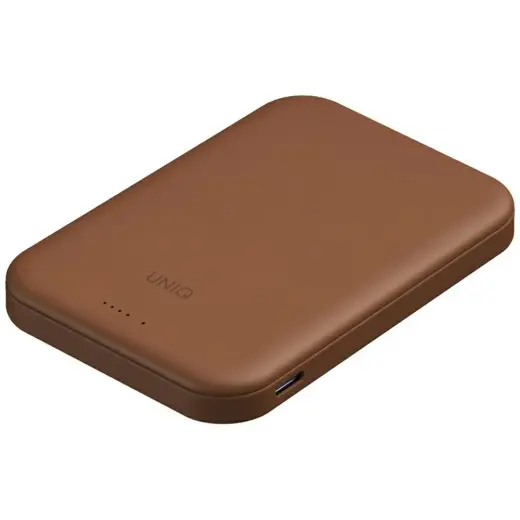 Powerbank UNIQ Lyden Lexa Magnetic       5000mAh PD USB-C MagSafe caramel