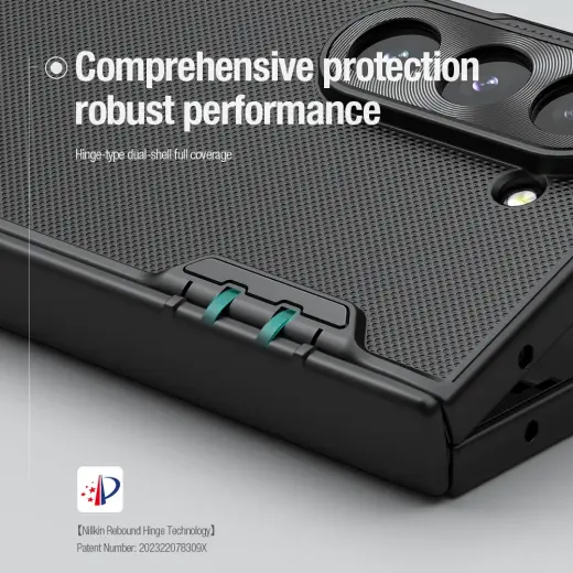 Nillkin Super Frosted FOLD Magnetic Back Cover for Samsung Galaxy Z Fold 6 Black Фото num