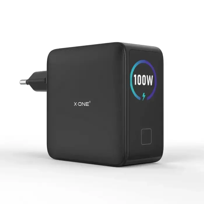 Зарядное устройство X-One ChargeGo | 100W | GaN | USB-C | чёрное