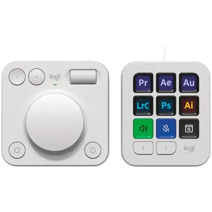 LOGITECH MX Creative Console - PALE GREY - 2.4G/BT/corded - EMEA28i-935 - EMEA+CN