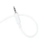 Borofone Cable AUX BL21 Lemon - jack 3,5mm to jack 3,5mm - 1 metre white Photo
