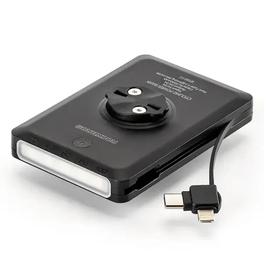 Rockbros JP008 front bike light for counter with power bank 5000mAh 150lm IPX6 - black Photo