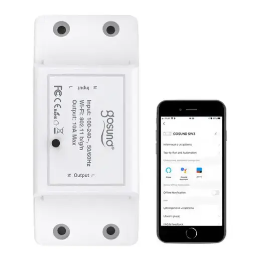 Smart Switch WiFi Gosund SW3, Tuya Foto 4