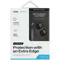 Uniq Optix Glass Aluminum Camera Lens Protector for iPhone 15 | 15 Plus Camera Lens with Applicator - Black Foto 2