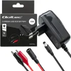 Qoltec Automatic charger for AGM GEL STD 6V battery | 1A | Rectifier with LED indicator Foto 6