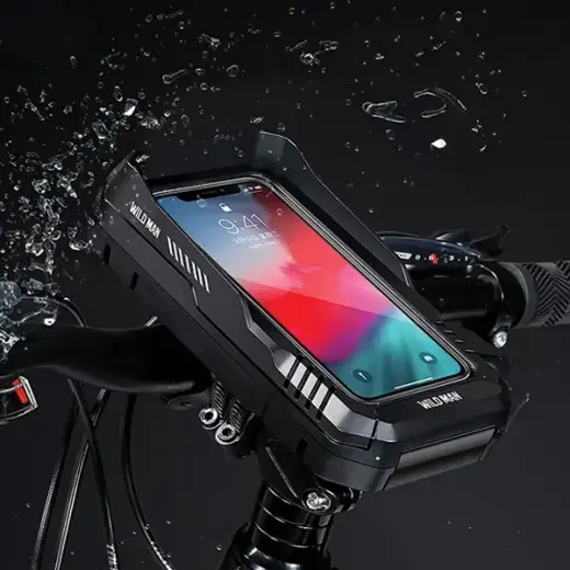 WILDMAN Etui|uchwyt na rower FK4 sakwa na ramę czarna|black Foto 6