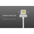 REMAX Cable Waist Drum RC-082m - USB to Micro USB - Grey Foto 2