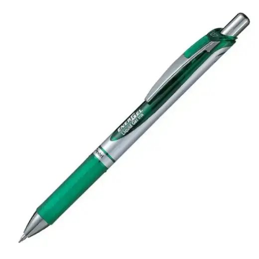 Pentel EnerGel Tintenroller Grün Geltinte (BL77-DO) (BL77DO) Foto 2