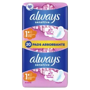 Always Ultra Duo Sensitive Normal+ 20 gab.