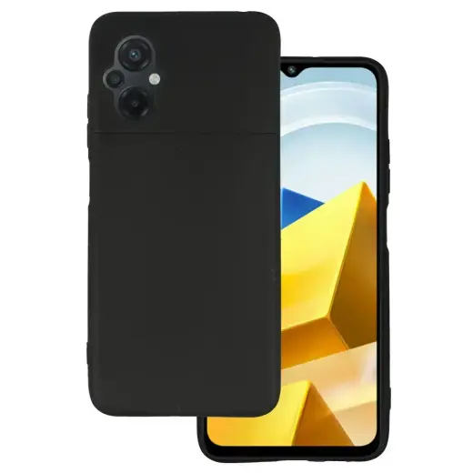 Back Case MATT for XIAOMI POCO M5 Black