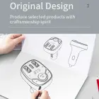 Rock Transmiter FM B301 MP3, Bluetooth - 2xUSB + Type C + micro SD - 36W black Foto 3