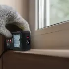 Qoltec High-Precision Laser Distance Meter with Bubble Level | LCD with backlight | 50m Foto 9