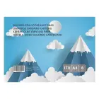 Krāsains kartons, divpusējs, A4, 8 lapas, dažādas krāsas Foto 1